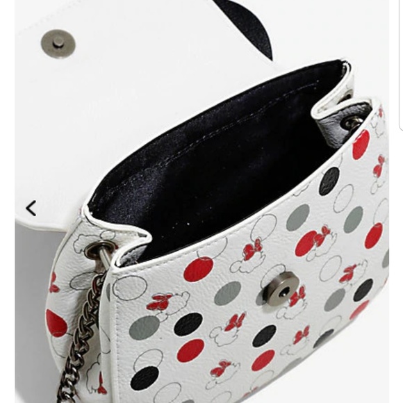 Loungefly Disney Minnie Bow & Polka Dot Crossbody - Picture 4 of 4